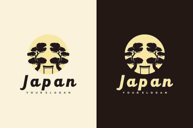 Ispirazione per il logo del giardino giapponese