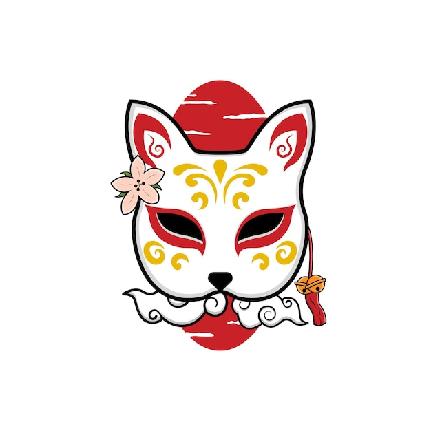 Maschera giapponese kitsune