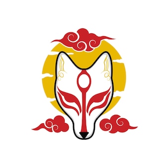 Maschera giapponese kitsune
