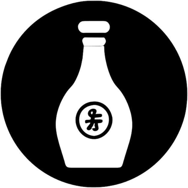 Vector japanese sake icon