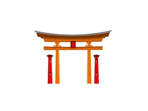 Japanese Shrine Illustration