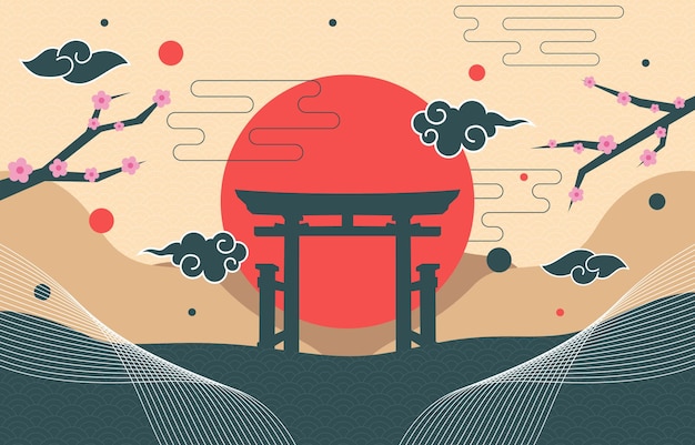 日本様式の要素の背景