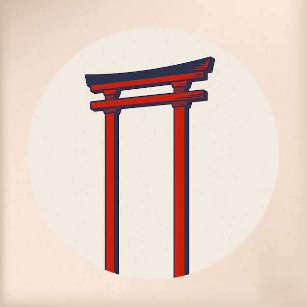 Vector japanese tradition style vectors