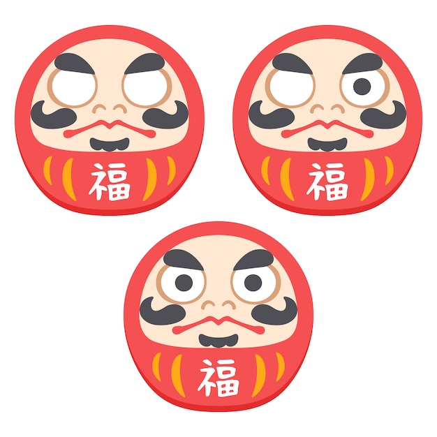 Japanese Traditional Ornament "daruma"