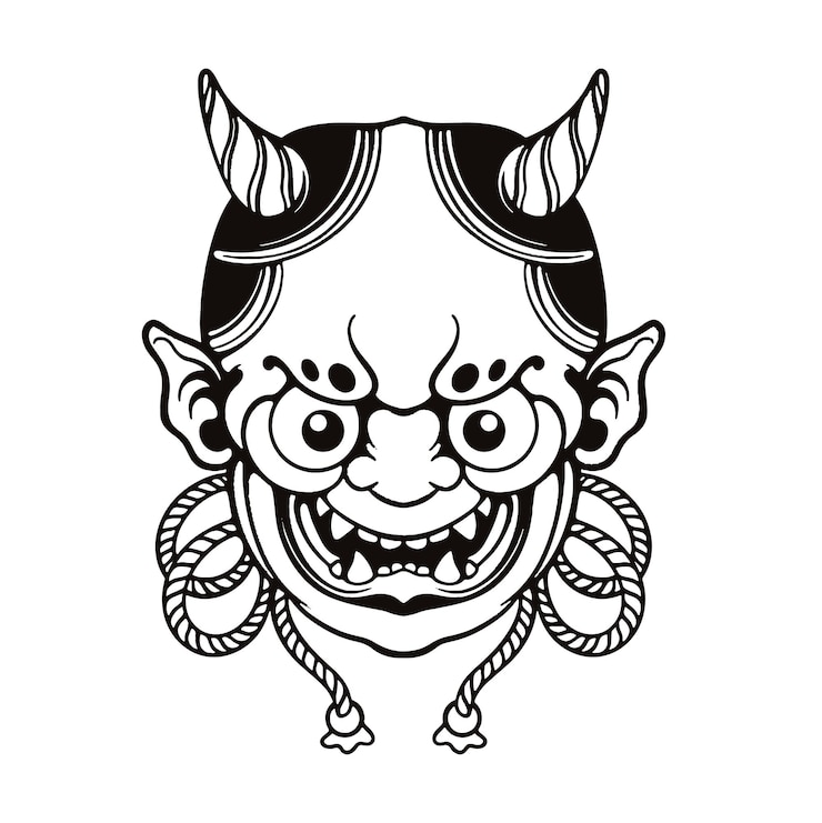 Vector japanese traditional tattoo