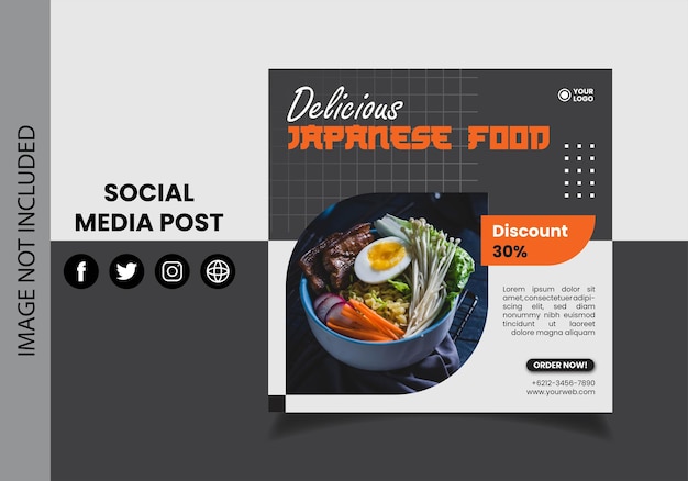 Japans eten op sociale media plaatsen