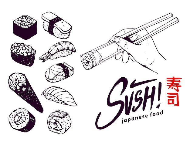 Japans eten (sushi)