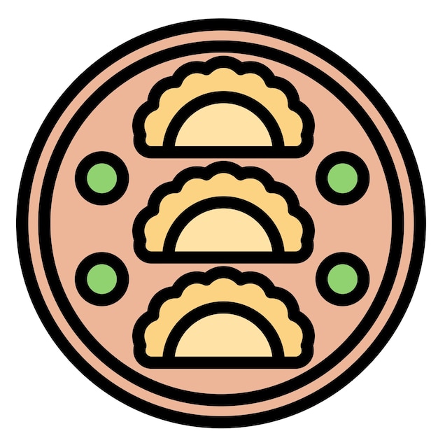 Japans eten vectorillustratie gedza