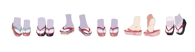 Japanse schoenen sandalen voor meisjes kimono klederdracht