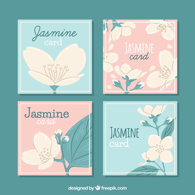 Jasmine cards with lovely style