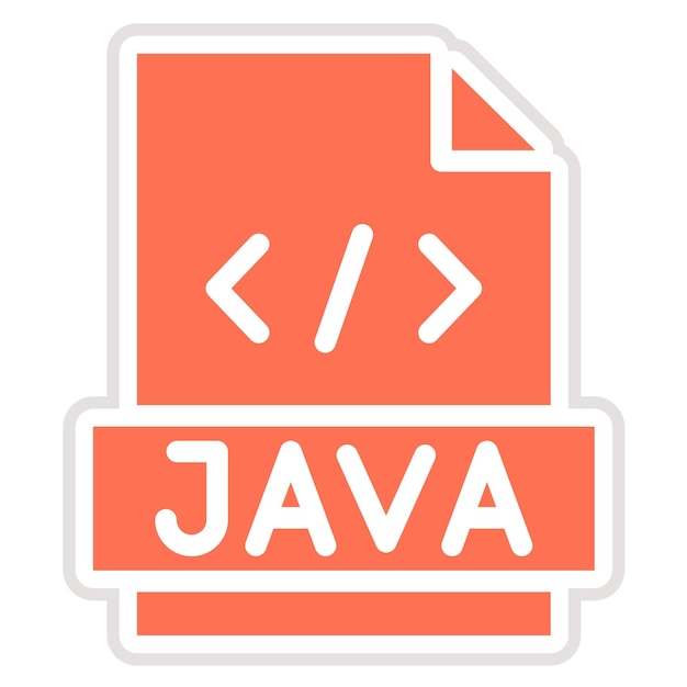 Vector java vector icon design illustration