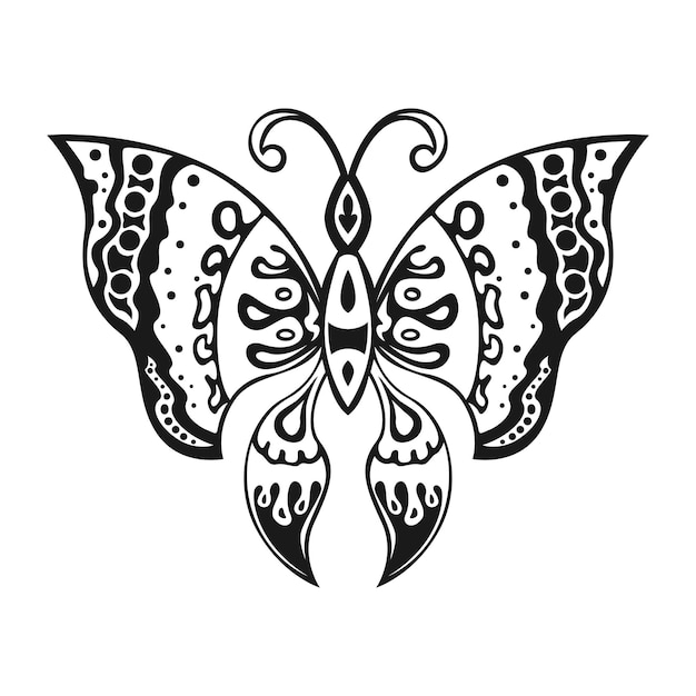 Javanese butterfly icon vector image illustration