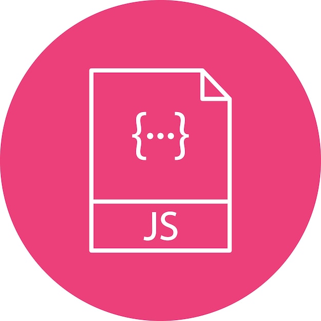Javascript Файл икона векторного изображения может быть использован для кодирования и разработки