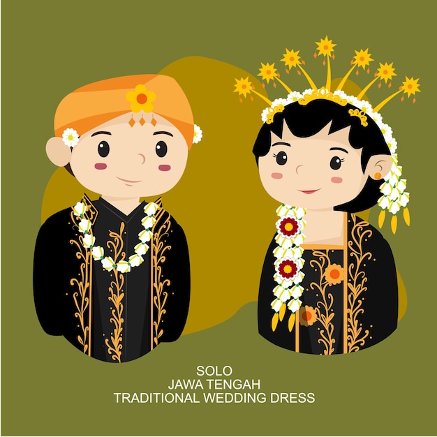 Jawa Tengah Traditional Wedding Dress