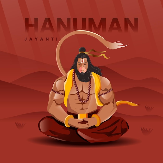 Jay Shri Ram해피 Hanuman Jayanti는 Lord Sri Hanuman의 탄생을 축하합니다.