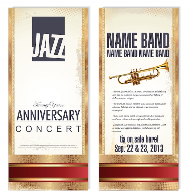 Poster di concerti jazz