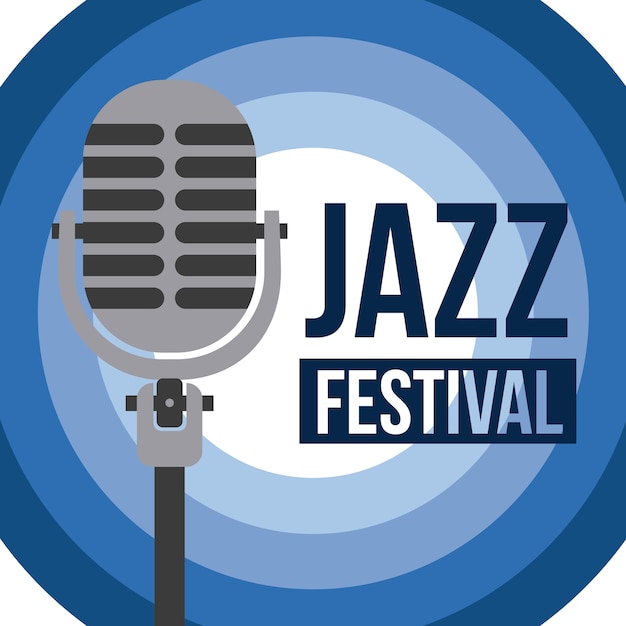 Jazz festival poster muziek evenement uitnodiging