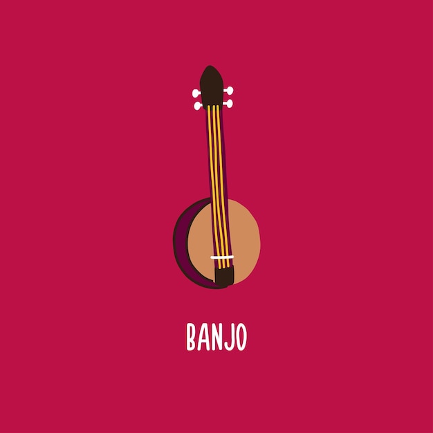 Jazz klassiek muziekinstrument banjo