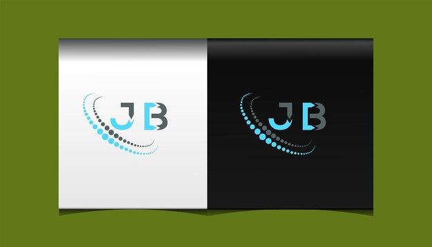 Jb Initial Modern Logo Design Vector Icon Template