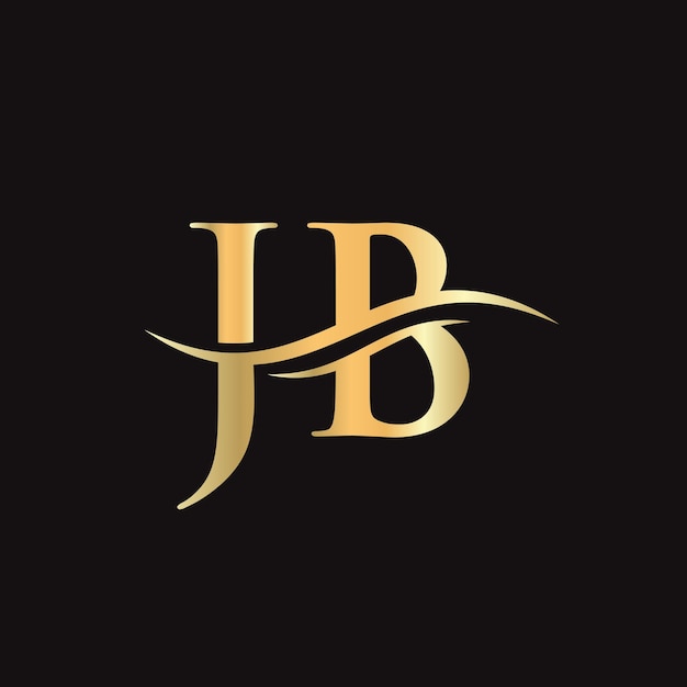 JB logo design Initial JB letter logo design