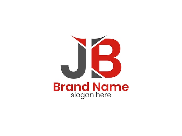 JB ロゴ: JB デザイン BJ レター ロゴ デザイン イニシャルレター JB モノグラム ロゴ