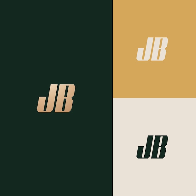 JB logo ontwerp vector afbeelding