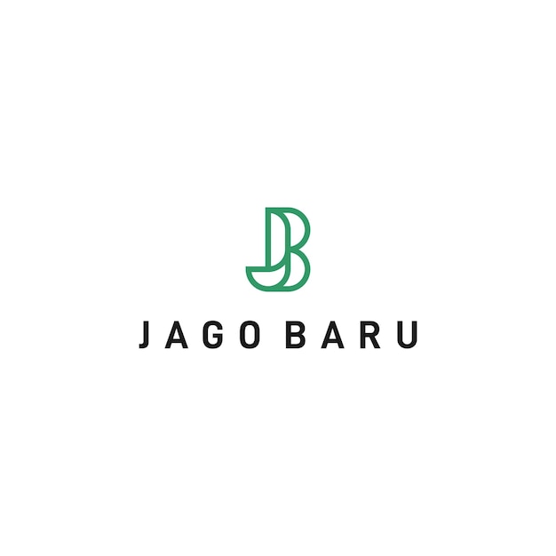 JB monogram logo ontwerp modern