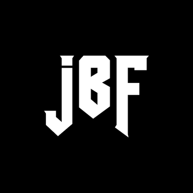 JBF letter logo ontwerp voor technologiebedrijf JBF logo ontwerp zwarte en witte kleurencombinatie JBF Logo JBF vector JBF ontwerp JBF icoon JBF alfabet JBF typografie logo ontwerp