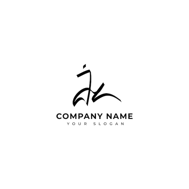 Vector jc initial signature logo vector design