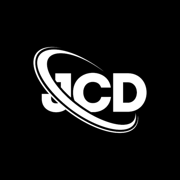 JCD ロゴ JCD LETTER JCD 文字 ロゴデザイン イニシャル JCD 円と大文字のモノグラムロゴ JCD タイポグラフィー テクノロジービジネスと不動産ブランド