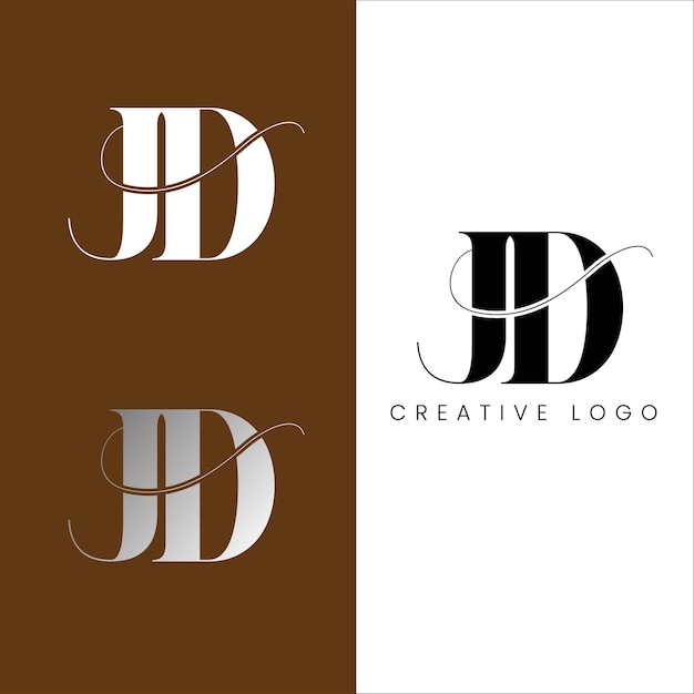 jd beginletter logo-ontwerp