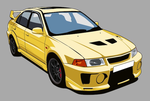 Jdm 車イラスト ベクター デザイン