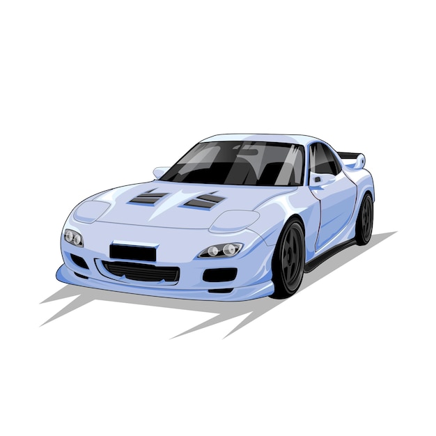 JDM CAR VECTOR ILLUSTRATION