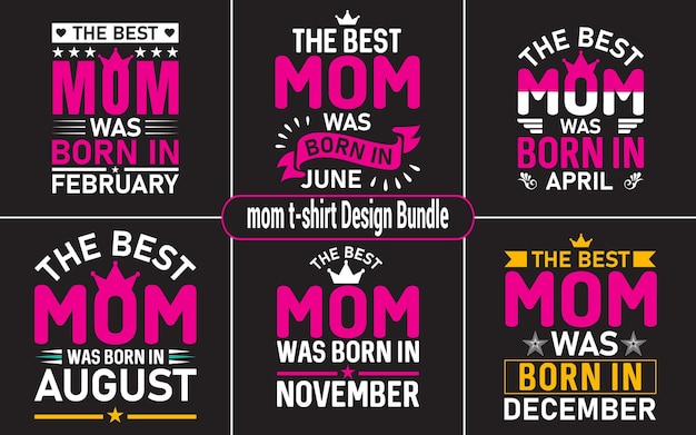 Je bent de beste moeder ter wereld - mama t-shirt design. moeder citeert typografisch t-shirtontwerp