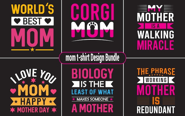 Je bent de beste moeder ter wereld - mama t-shirt design. moeder citeert typografisch t-shirtontwerp