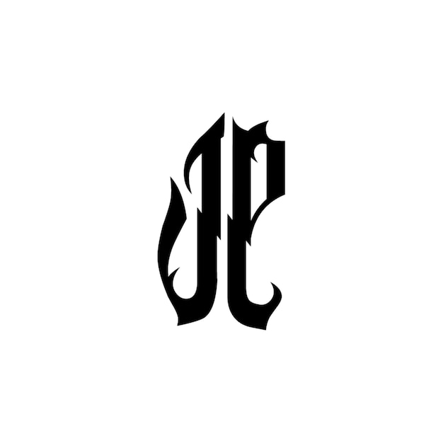 JE monogram logo design letter text name symbol monochrome logotype alphabet character simple logo