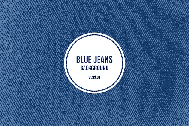 Illustrazione della priorità bassa di struttura dei jeans Vettore Premium