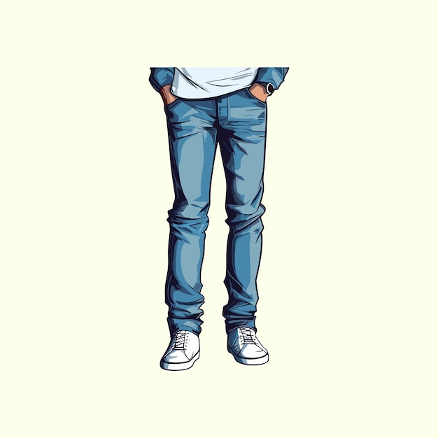 jeans vector illustraties illustratie