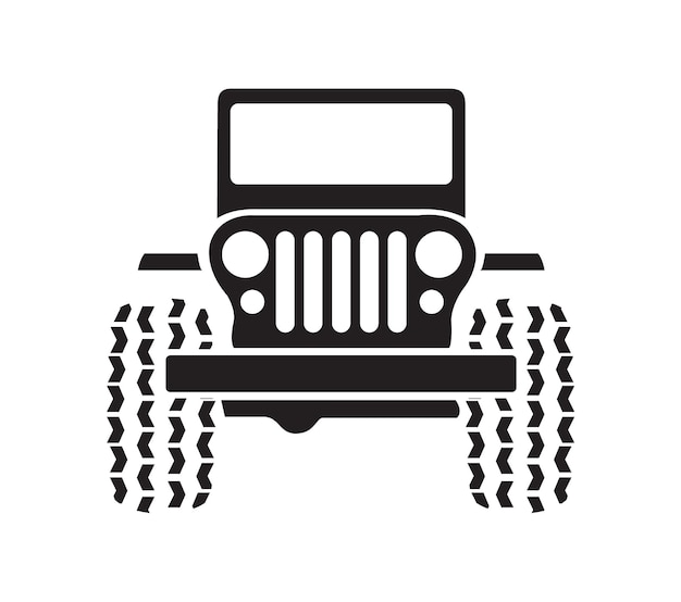 Jeep logo the graphics fairy vector icon