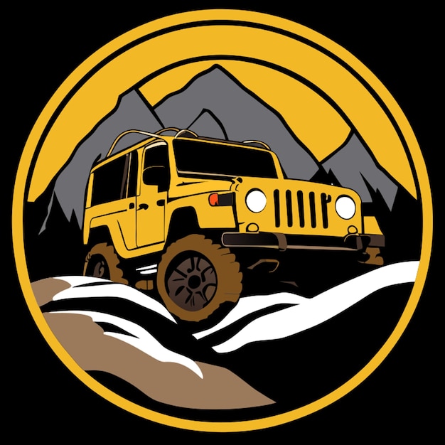 jeep logo vector illustration