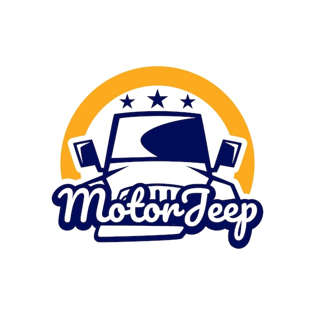 Design del logo sportivo jeep