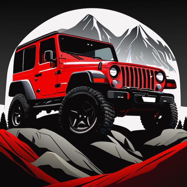 jeep vector illustration