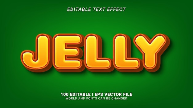 Jelly Editable Text Effect