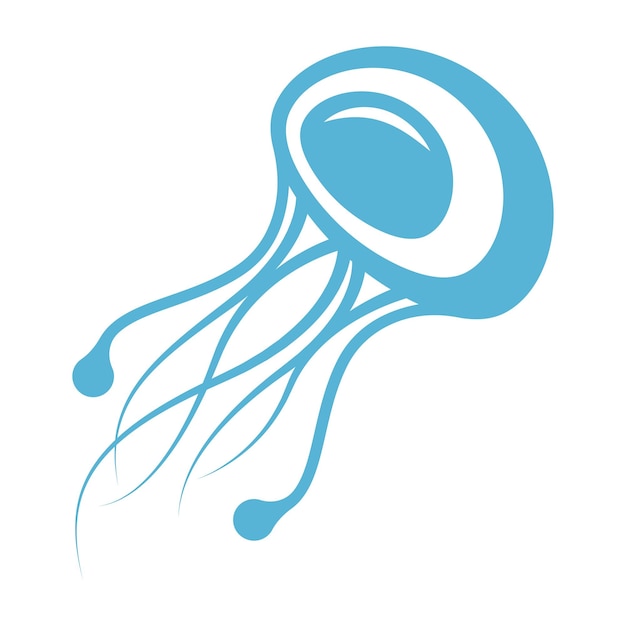 Jellyfish icon logo design