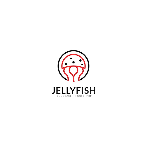 jellyfish logo icon designs vector