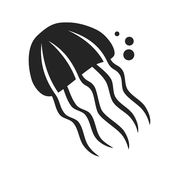 Vettore schema del logo della medusa icona di identità del marchio isolata abstract grafica vettoriale