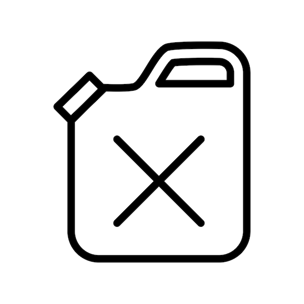 Jerrycan icon vector