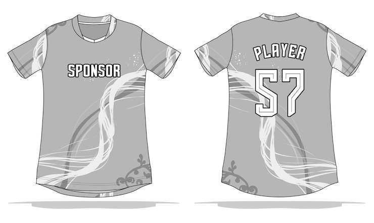 Vector jersey background design suitable for sports team uniforms, football, volleyball, basketball, etc