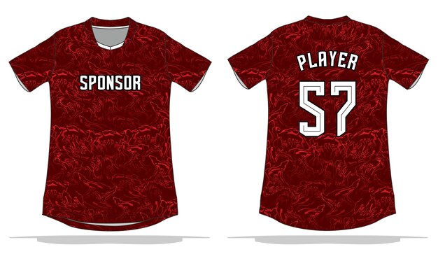 Design di sfondo in jersey adatto per divise di squadre sportive, calcio, pallavolo, basket, ecc