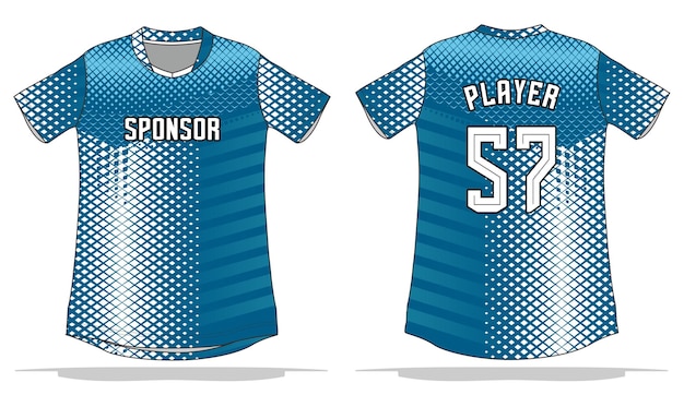 Design di sfondo in jersey adatto per divise di squadre sportive, calcio, pallavolo, basket, ecc